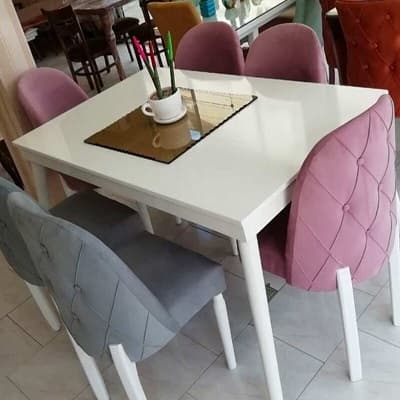 صندلی و میز نهارخوری مدل چستر بوگاتی 4 نفره — تصویر ۴