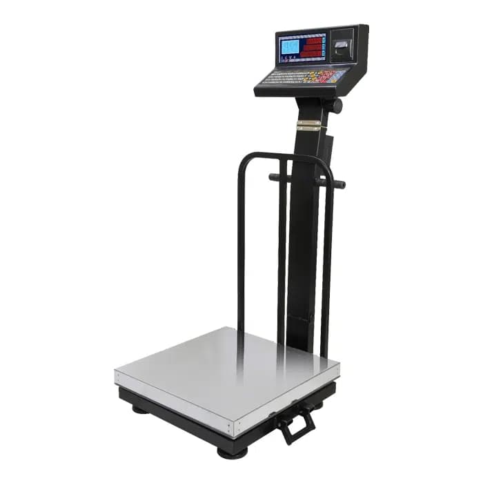 باسکول محک 200 کیلویی 13000 پلاس چاپگردار سینی استیل