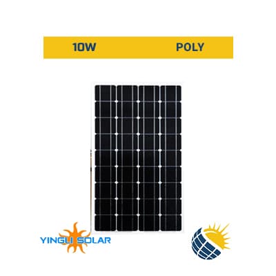 پنل خورشیدی پلی کریستال 10 وات YINGLI مدل YL010P-17B