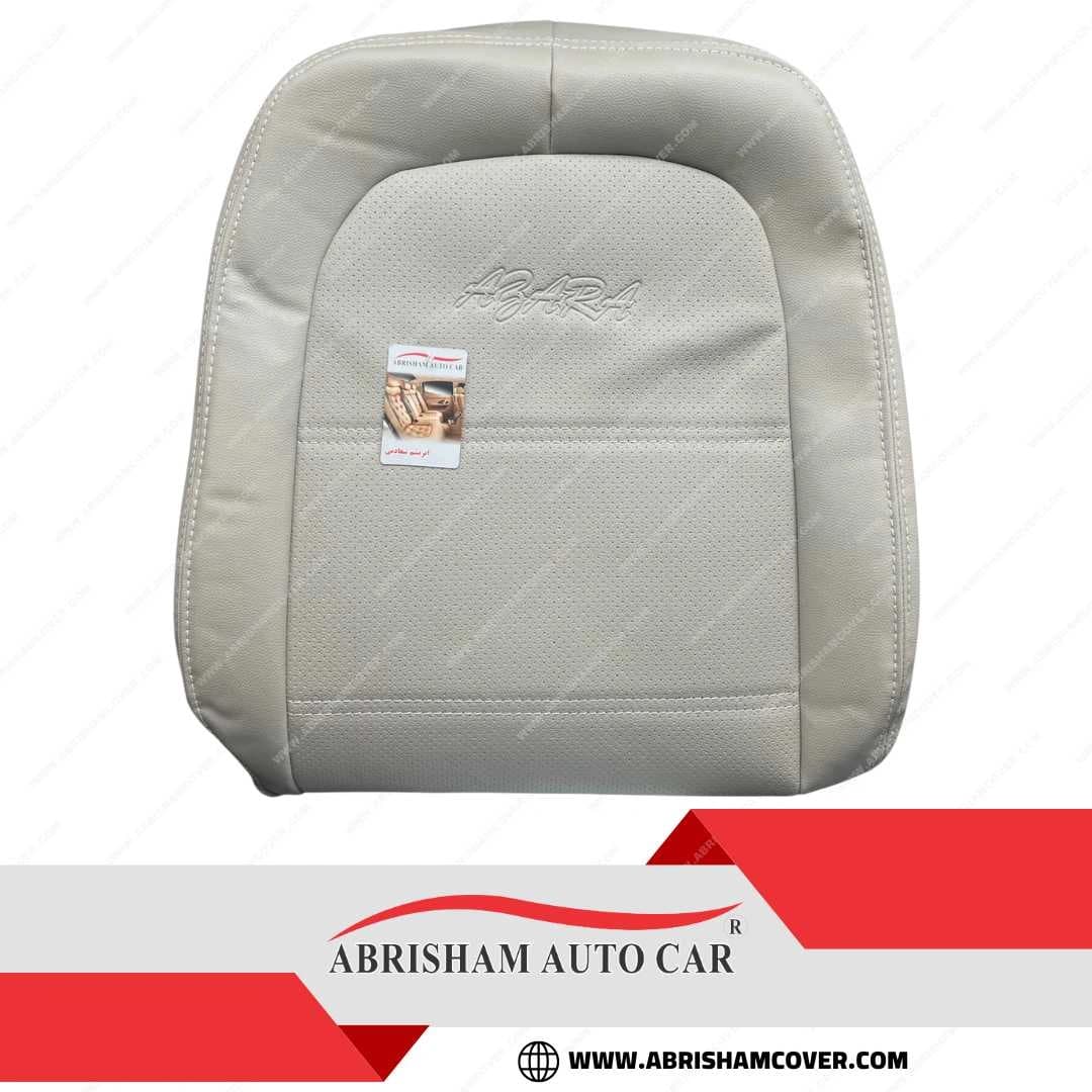 روکش صندلی هیوندای آزرا 2006-2011 تمام چرم کرم — تصویر ۳