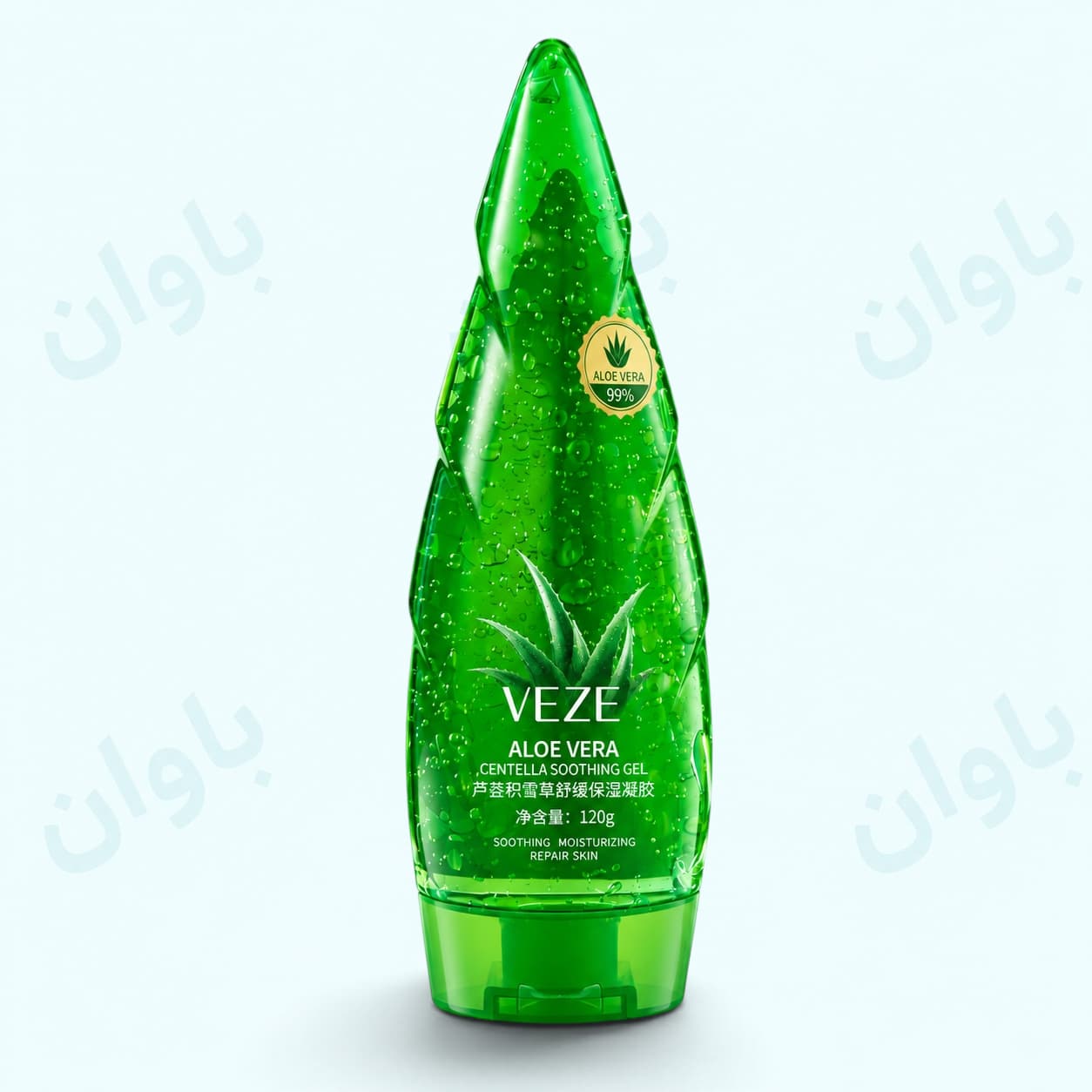 ژل شاخکی آلوئه ورا VEZE اصلی 120گرم ( ژل آبرسان شاخکی )