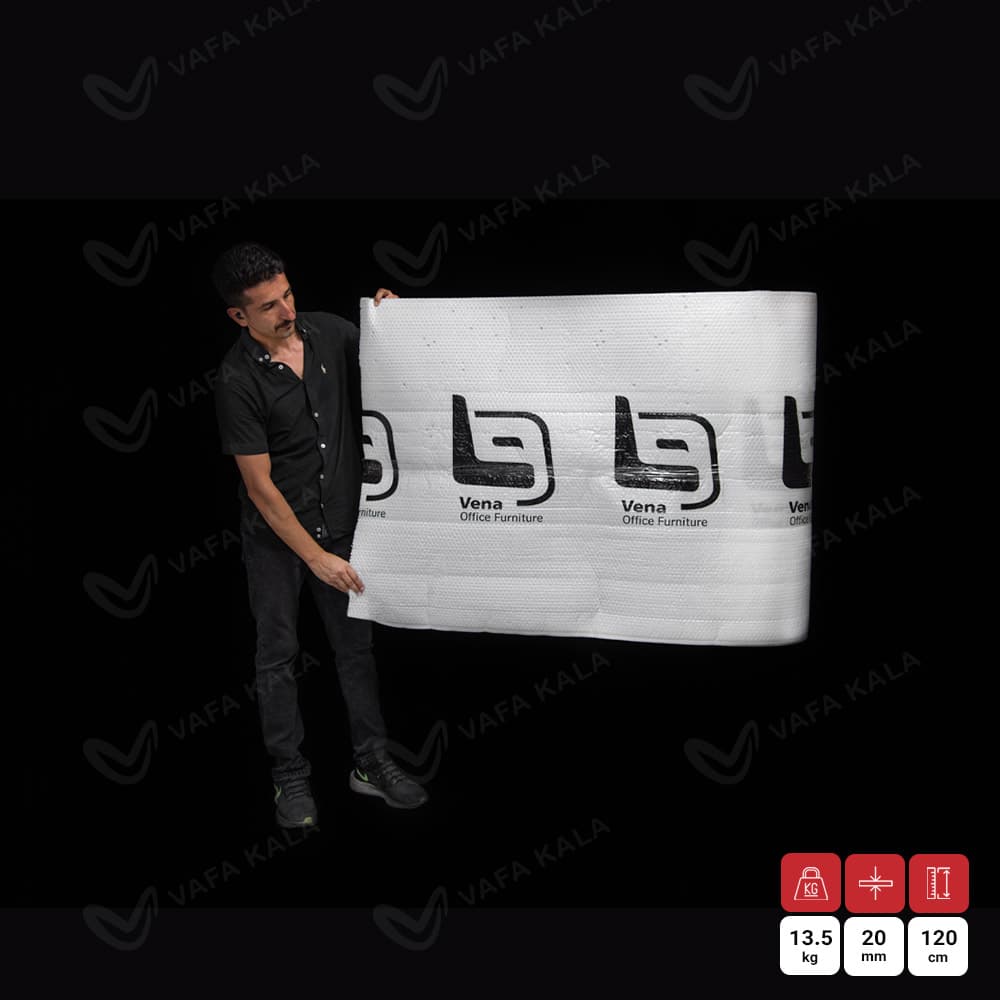 نایلون حبابدار ضربه گیر عرض 120 سانتی متری-50 متری — تصویر ۴
