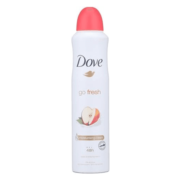 اسپری ضد تعریق داو با رایحه سیب وبرگ چای(go fresh)حجم250 میل
