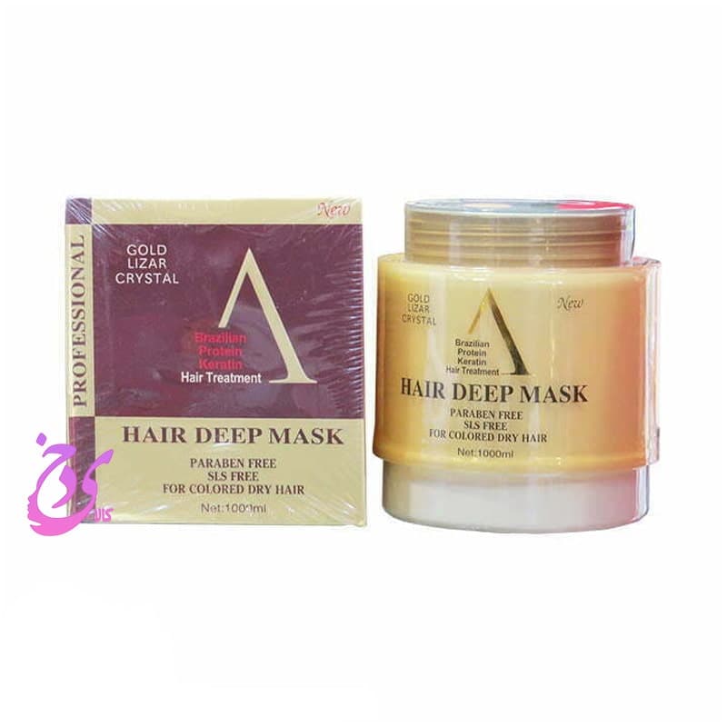 ماسک مو بدون سولفات گلد لیزار Gold Lizar Free sulfate Hair Mask حجم 1000 میلی لیتر