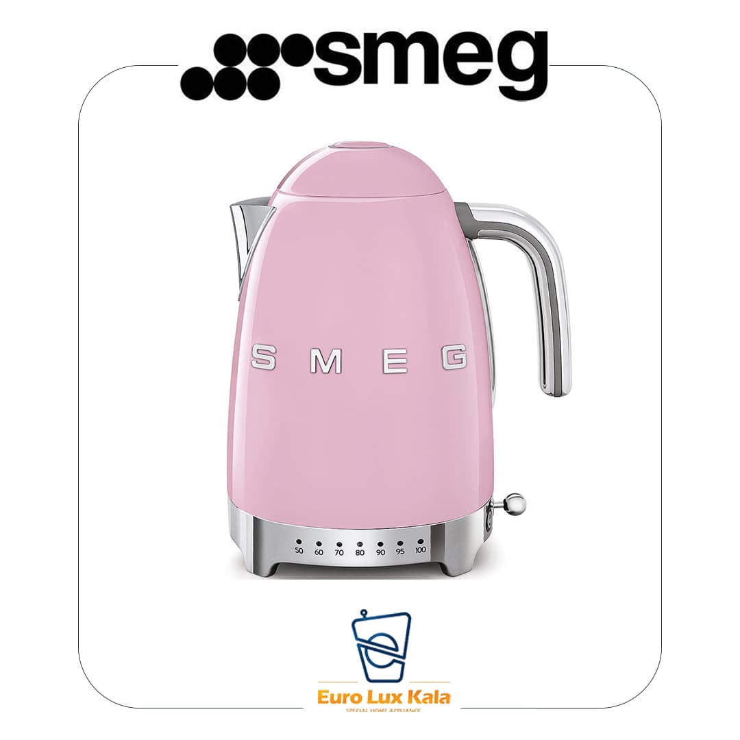 کتری برقی مدرج اسمگ رنگ صورتی مدل SMEG KLF04PKEU(سفارش اروپا)