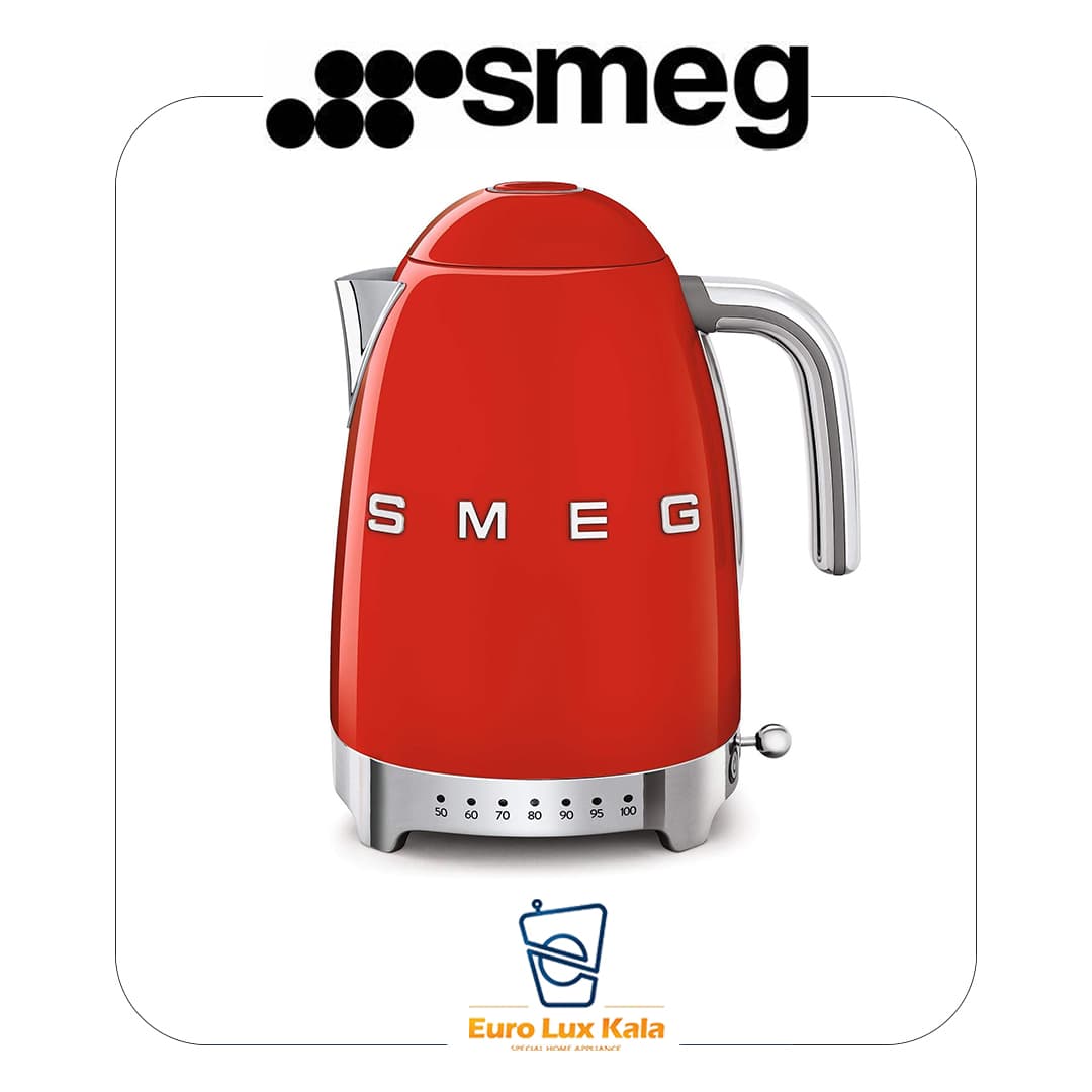 کتری برقی مدرج اسمگ رنگ قرمز مدل SMEG KLF04RDEU(سفارش اروپا)
