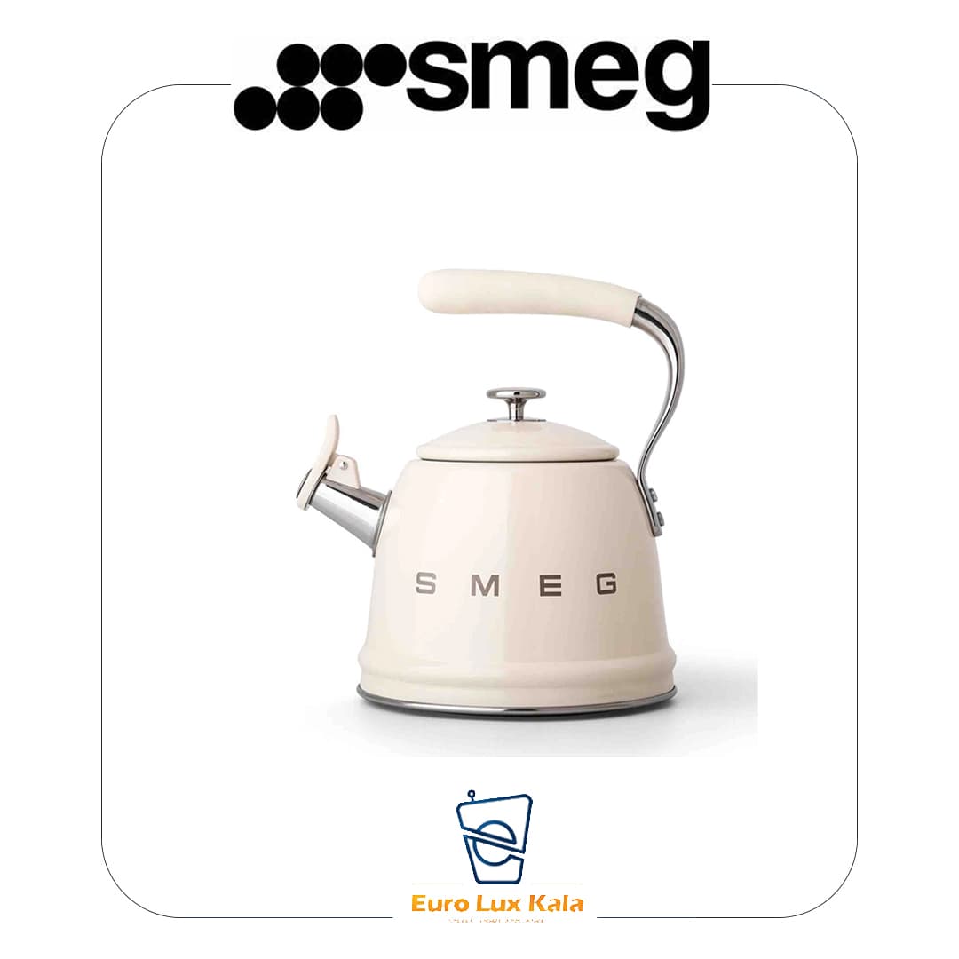 کتری روگازی اسمگ رنگ کرم مدل SMEG CKLW2001CREU(سفارش اروپا)
