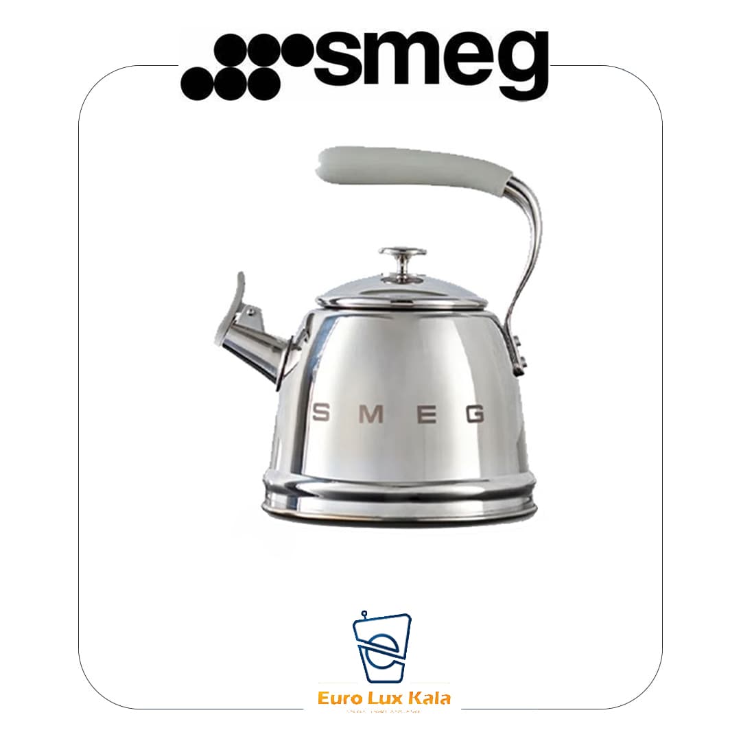 کتری روگازی اسمگ رنگ استیل مدل SMEG CKLW2001STEU(سفارش اروپا)