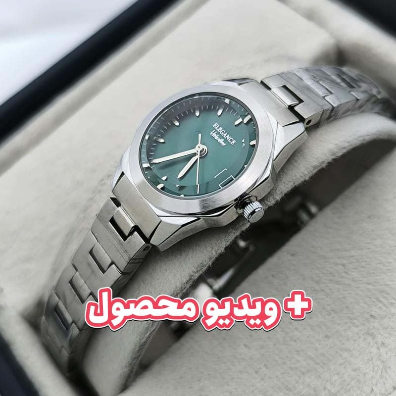 ساعت زنانه الگانس کلاسیک موتور ژاپن – تاریخ دار – کیفیت مستر و ظریف – 229101