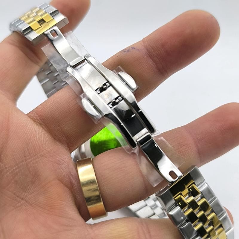 ساعت مردانه رولکس Oyster Perpetual دیت جاست – تاریخ دار – 205402 — تصویر ۴