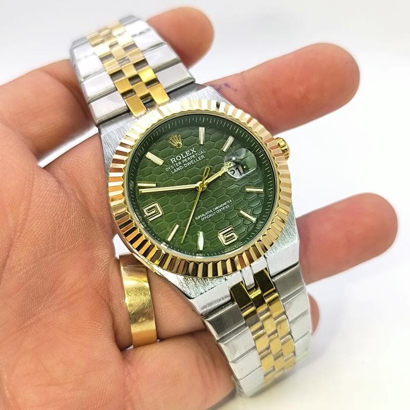 ساعت مردانه رولکس Oyster Perpetual دیت جاست – تاریخ دار – 205402 — تصویر ۶