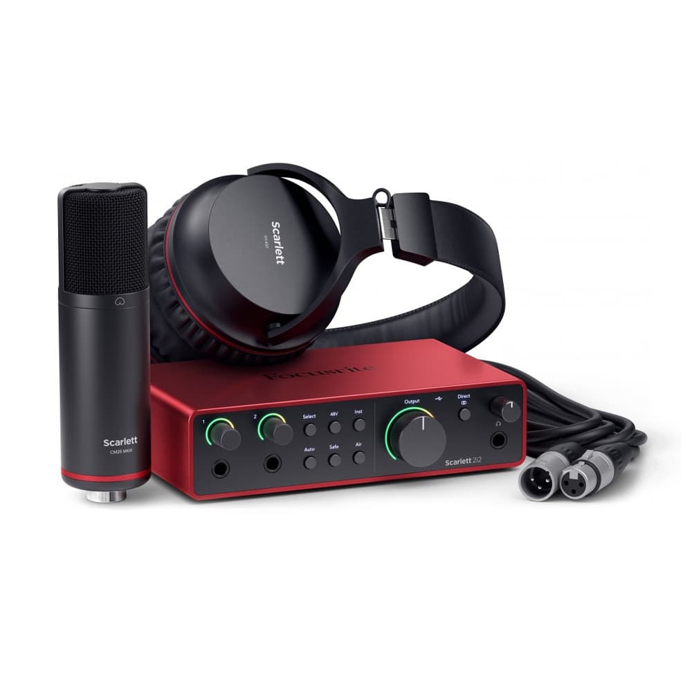 پکیج استودیویی Focusrite Scarlett 2i2 Studio 4th Generation