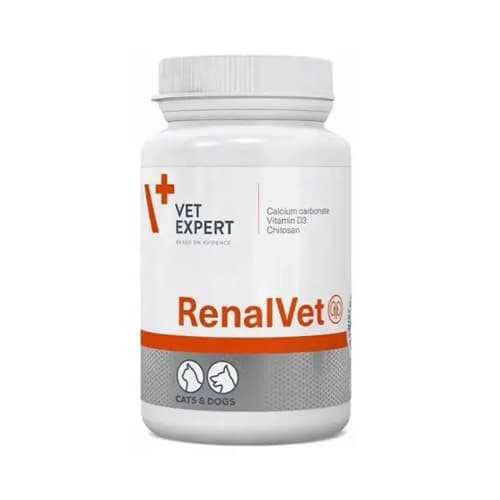 قرص مکمل سگ و گربه وت اکسپرت مراقبت از کلیه Vet Expert RenalVet تعداد 60 عدد — تصویر ۲