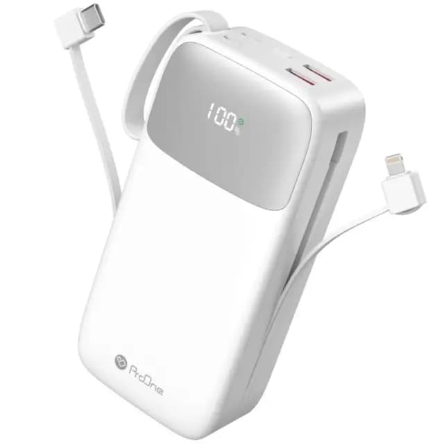 پاوربانک پرووان مدل VOLTO 30 (PPB5304) با ظرفیت ۳۰۰۰۰ میلیآمپرساعت — تصویر ۱۰