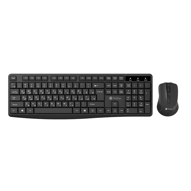 ست کیبورد و ماوس بی سیم پرووان مدل KEYSET(PMK25W) — تصویر ۲