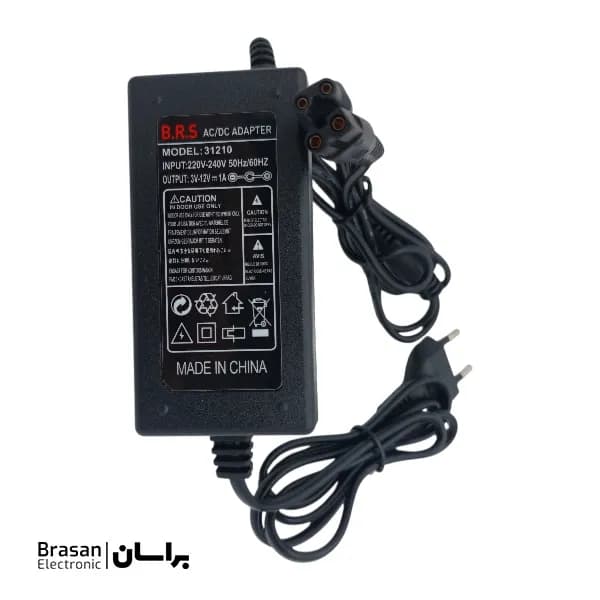 شارژر ریش تراش متغییر 3 تا 12 ولت 1 آمپر دو سوکت — تصویر ۵