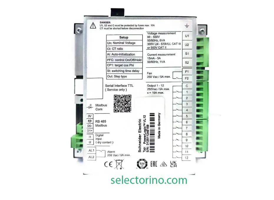 رگولاتور 12 پله vpl12n اشنایدر Schneider — تصویر ۳