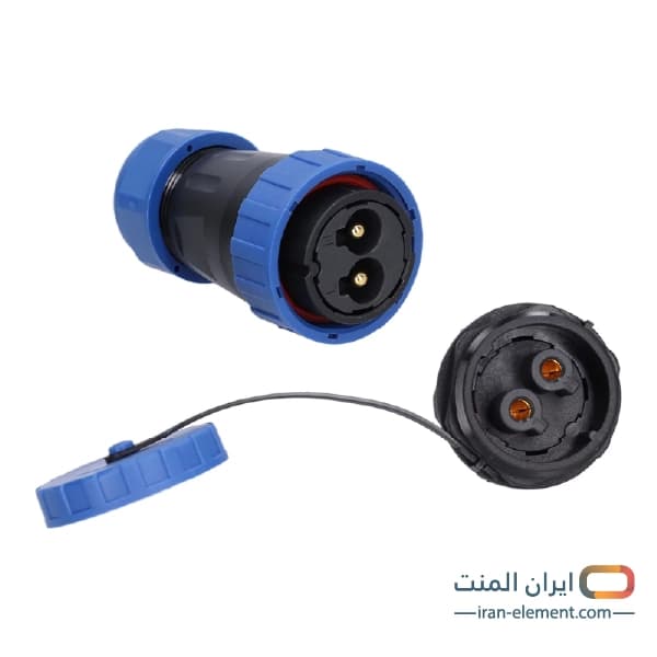 سوکت صنعتی 2 پین سیلیکونی