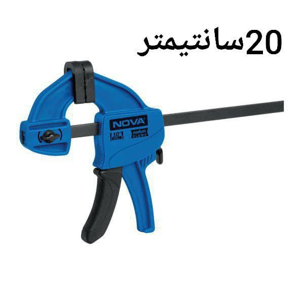 گیره دستی فشاری 20 سانتیمتر medium فک 64 نووا NOVA مدل 4068