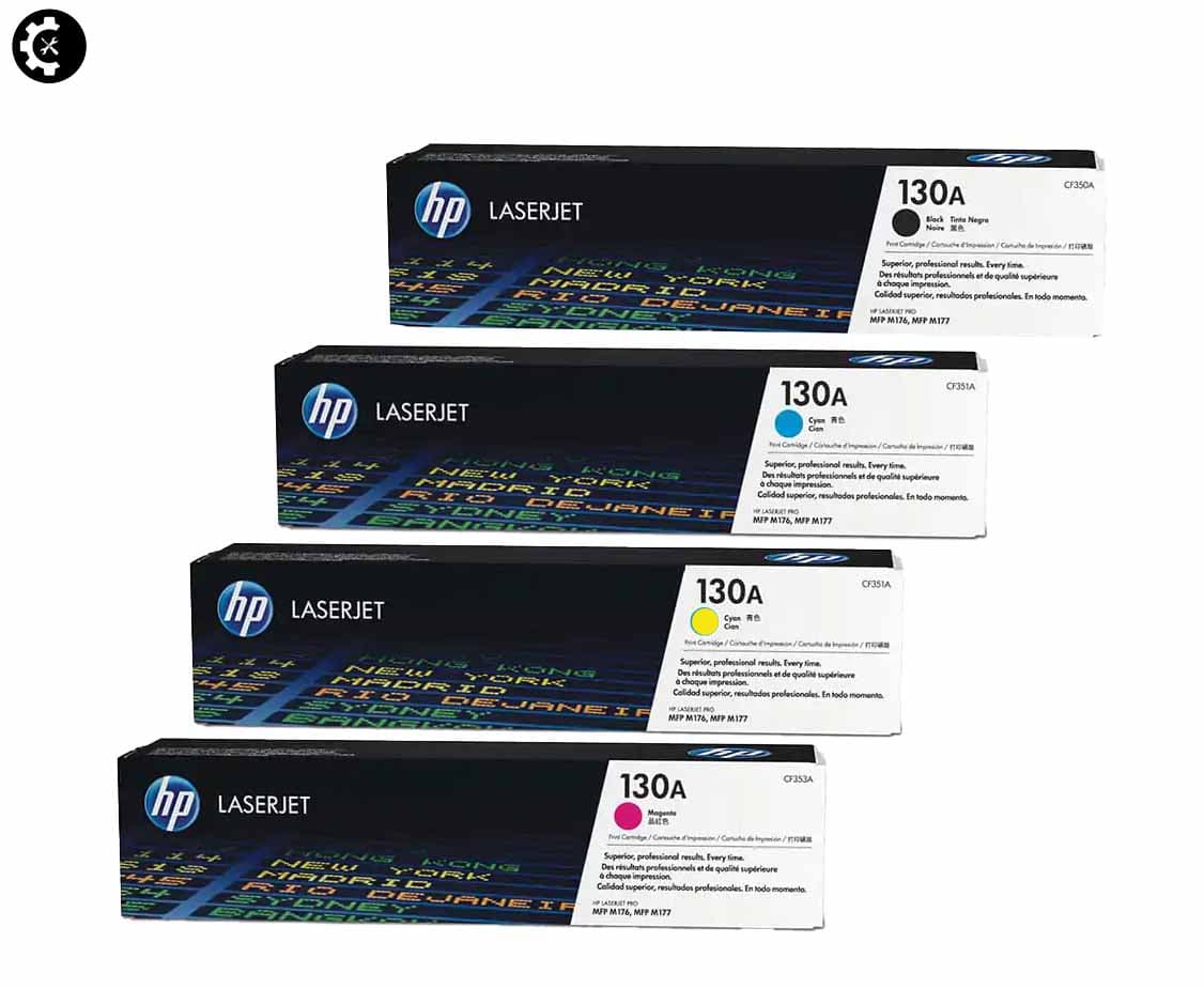 ست کارتریج اچ پی چهار رنگ HP 130A — تصویر ۲