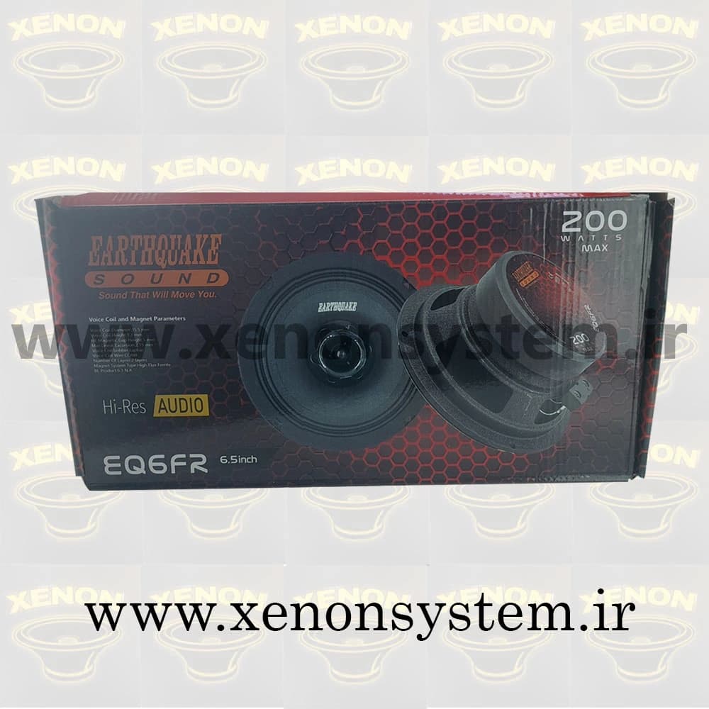 فول رنج خودرو ارت کوئیک سایز 6.5 اینچ مدل EQ6FR بسته دو عددی — تصویر ۵