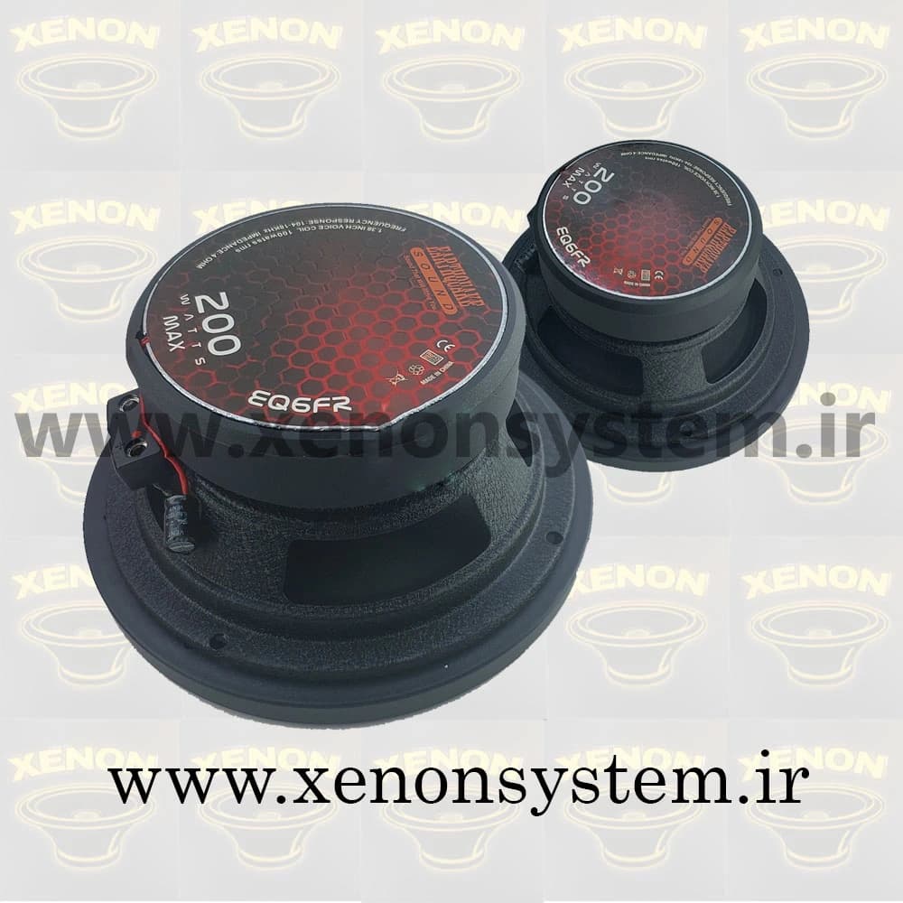 فول رنج خودرو ارت کوئیک سایز 6.5 اینچ مدل EQ6FR بسته دو عددی — تصویر ۴