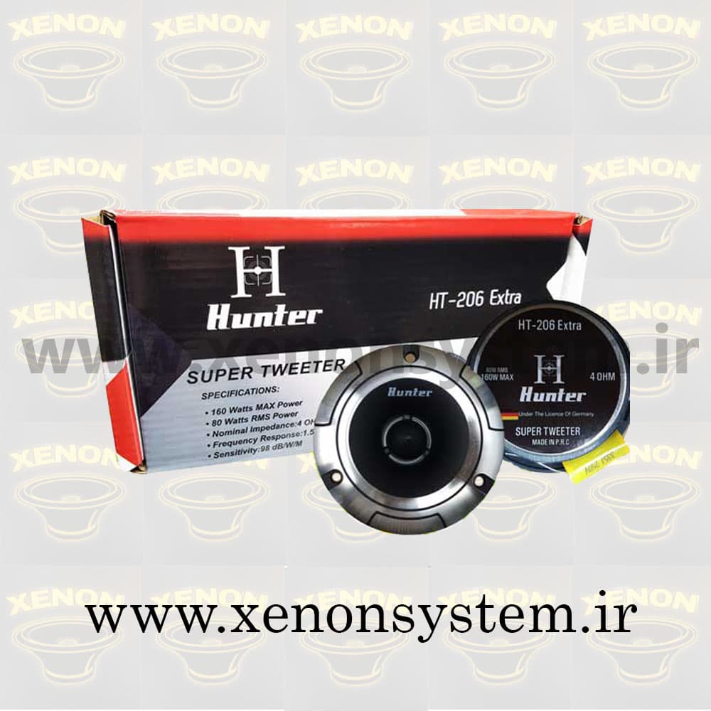 سوپرتیوتر خودرو هانتر سایز 4 اینچ مدل HT-206 Extra — تصویر ۴