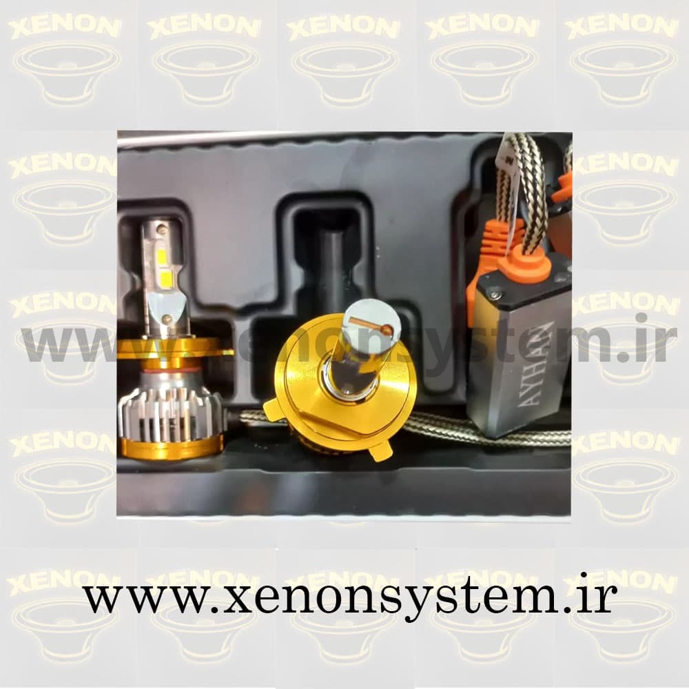 هدلایت MZM مدل آیهان پایه H4 تک رنگ سفید — تصویر ۶