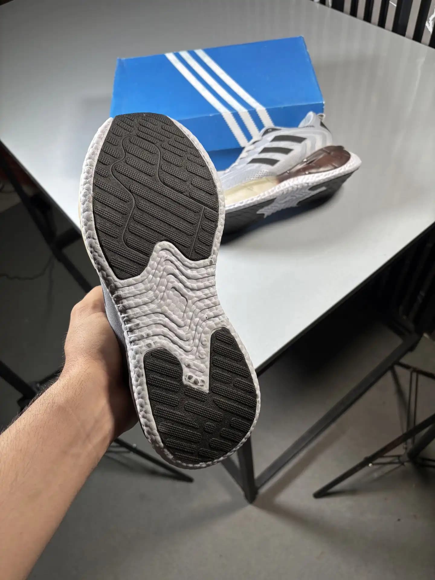 کتونی ادیداس مدل کلیماکول climacool / رنگ طوسی مشکی / کد 99552 — تصویر ۶
