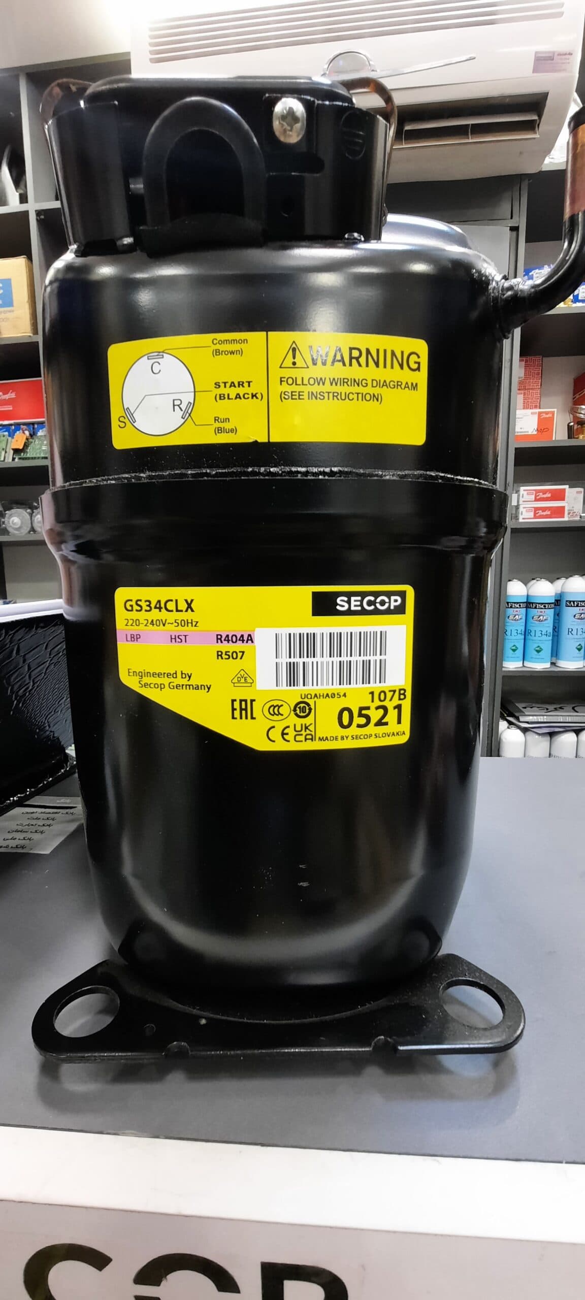 کمپرسور سکاپ GS34CLX دواسب