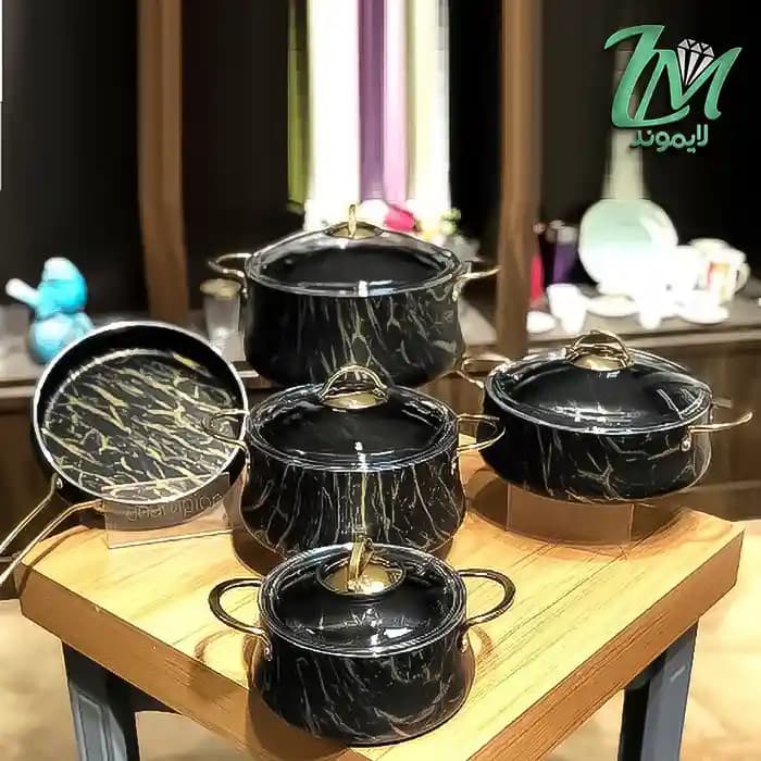 سرویس قابلمه 9 پارچه گرانیتی پاچی MTL-200869 — تصویر ۳
