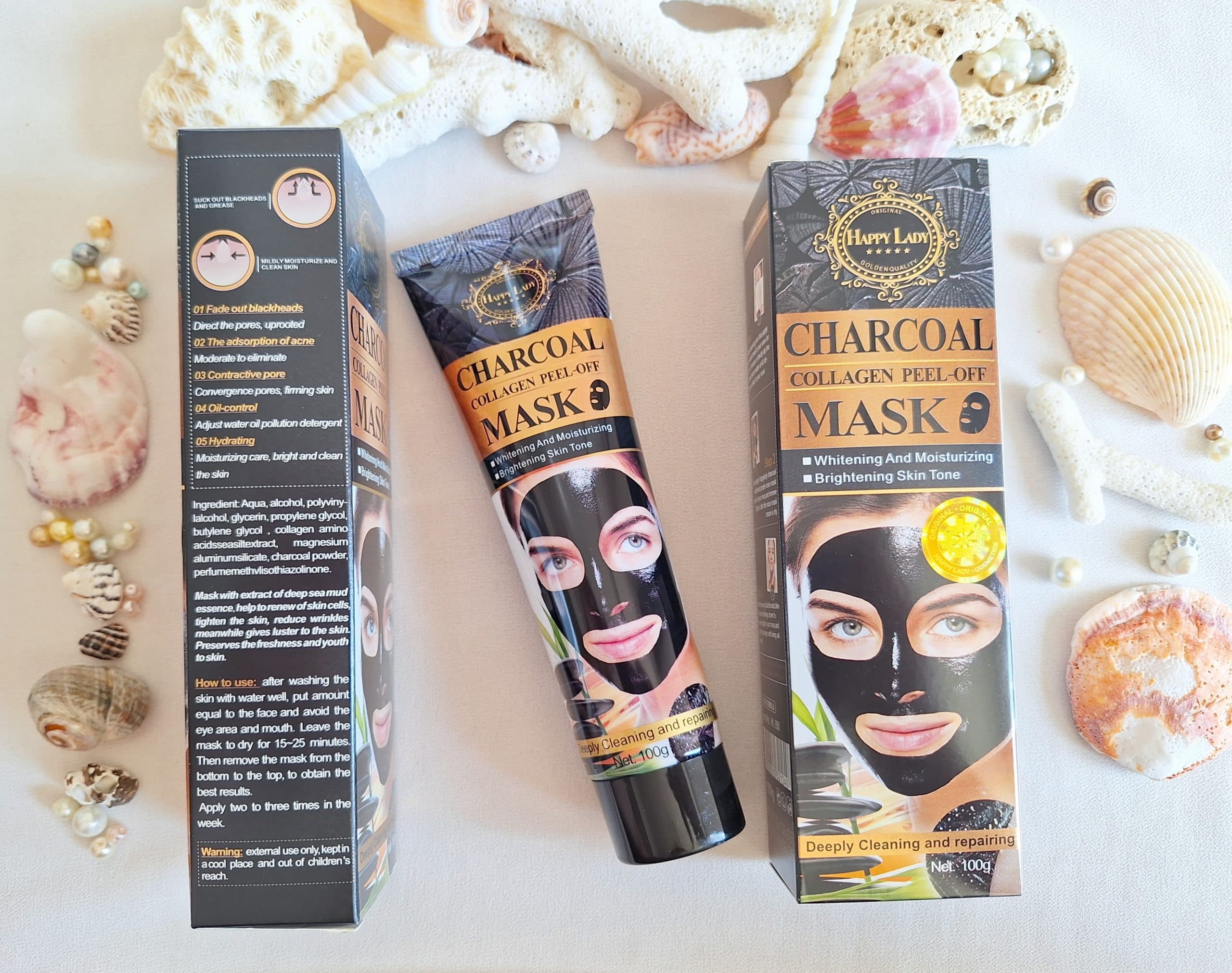 ماسک زغالCHARCOAL_برند هپی لیدیHAPPY LADY_اورجینال — تصویر ۴