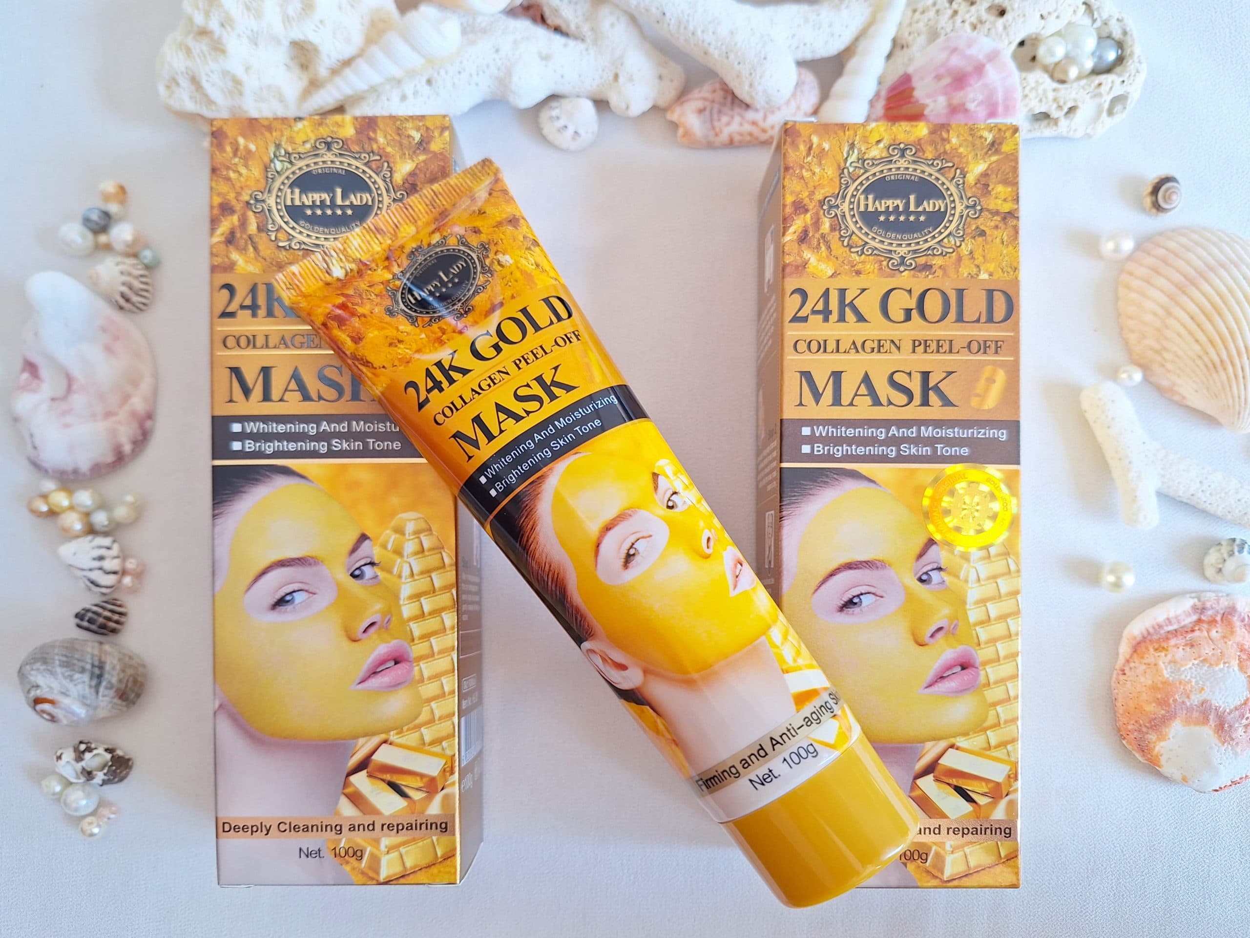 ماسک طلا24K GOLD_برند هپی لیدیHAPPY LADY_اورجینال