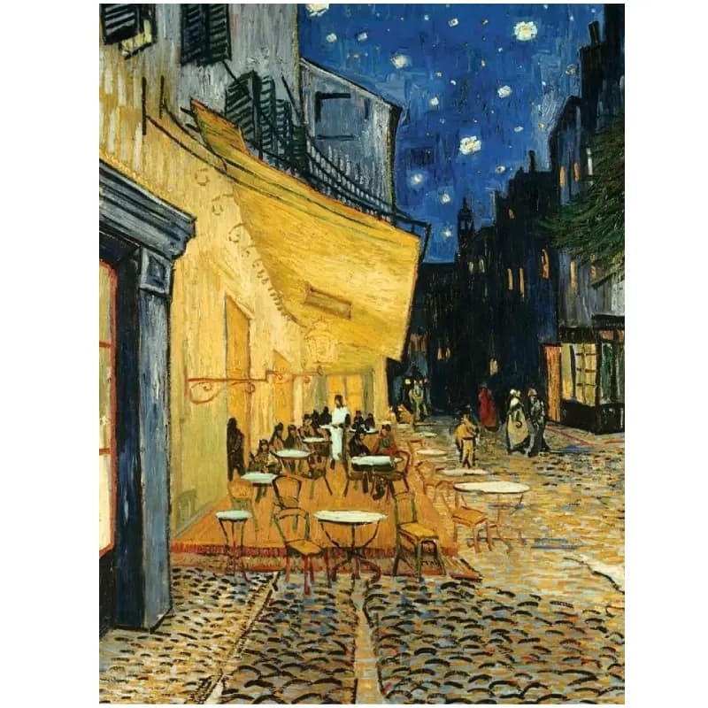 پازل 1000 تکه رونزبرگر طرح Cafe Terrace at Night کد 12000060 — تصویر ۳