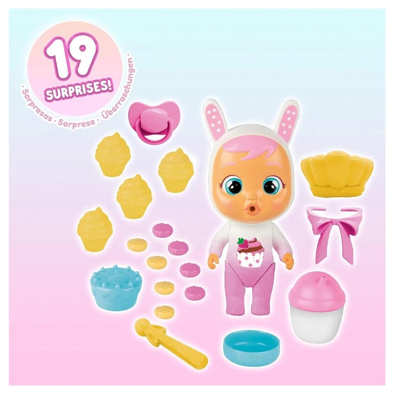 عروسک کرای بیبی مدل Cry Baby ice cream همراه با ست بستنی — تصویر ۷