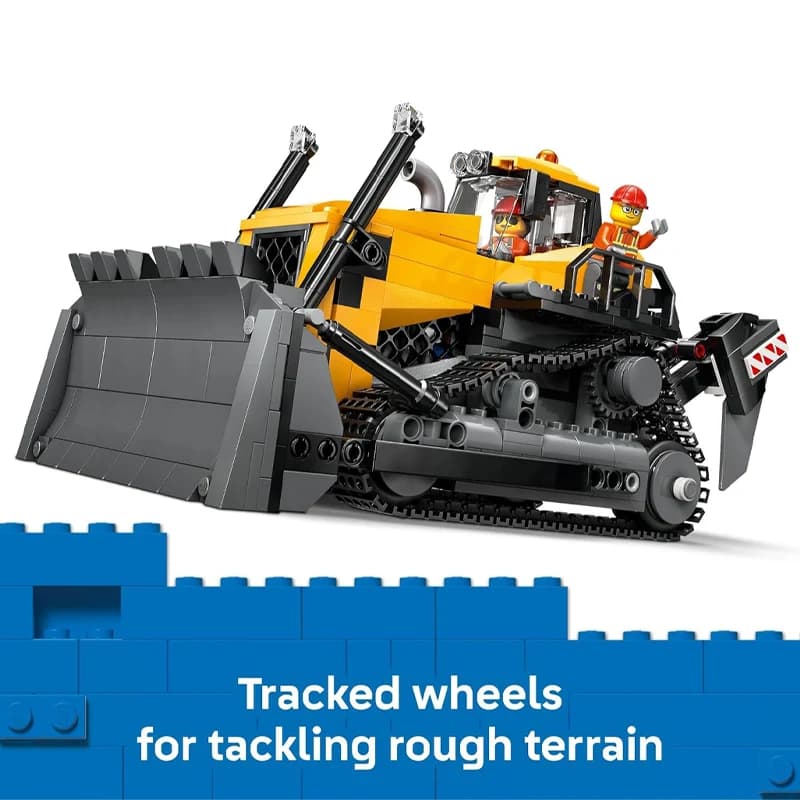 لگو Yellow Bulldozer سری سیتی کد 60466 — تصویر ۵