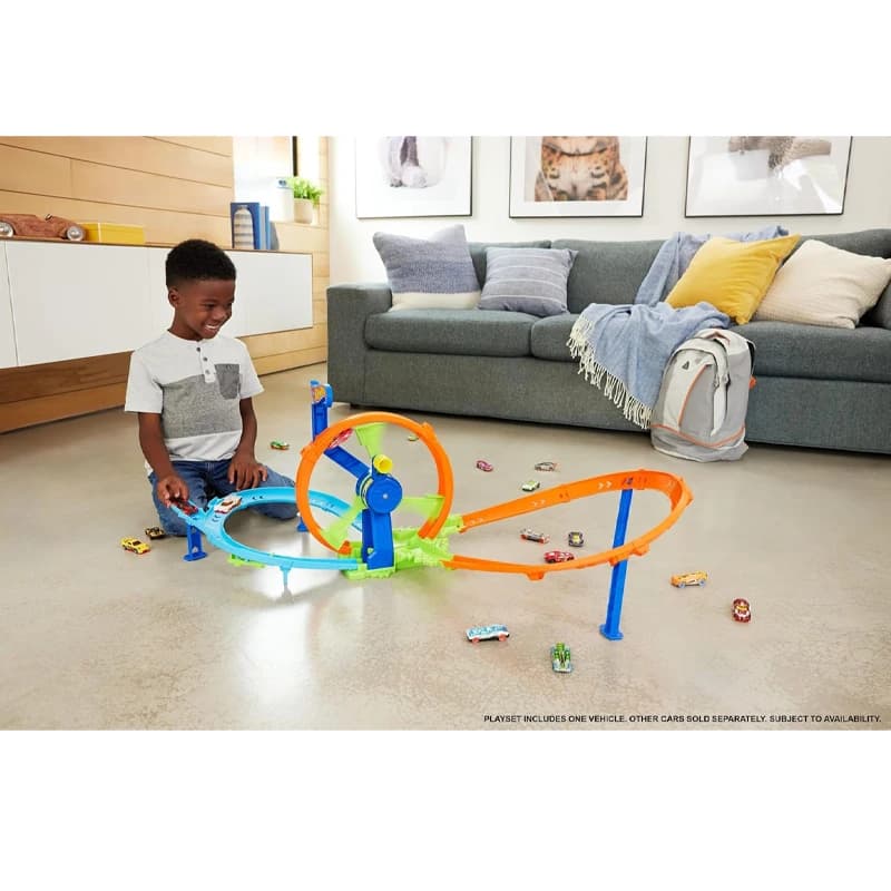 پیست هات ویلز مدل Hotwheels Rapid Launch and Loop کد JBX65 — تصویر ۷