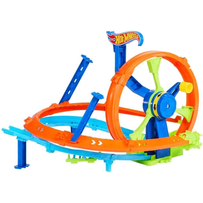 پیست هات ویلز مدل Hotwheels Rapid Launch and Loop کد JBX65 — تصویر ۶