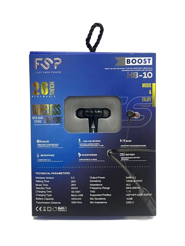 ایرفون دور گردنی FSP HB-10 — تصویر ۵