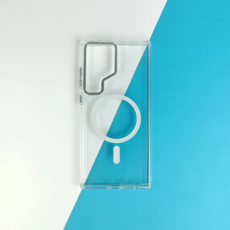 قاب مگسیف رینگی فلزی سامسونگ Galaxy S24 Ultra مدل Metal برند Berlia – Samsung Galaxy S24 Ultra Berlia Metal Magsafe Ring Case — تصویر ۲