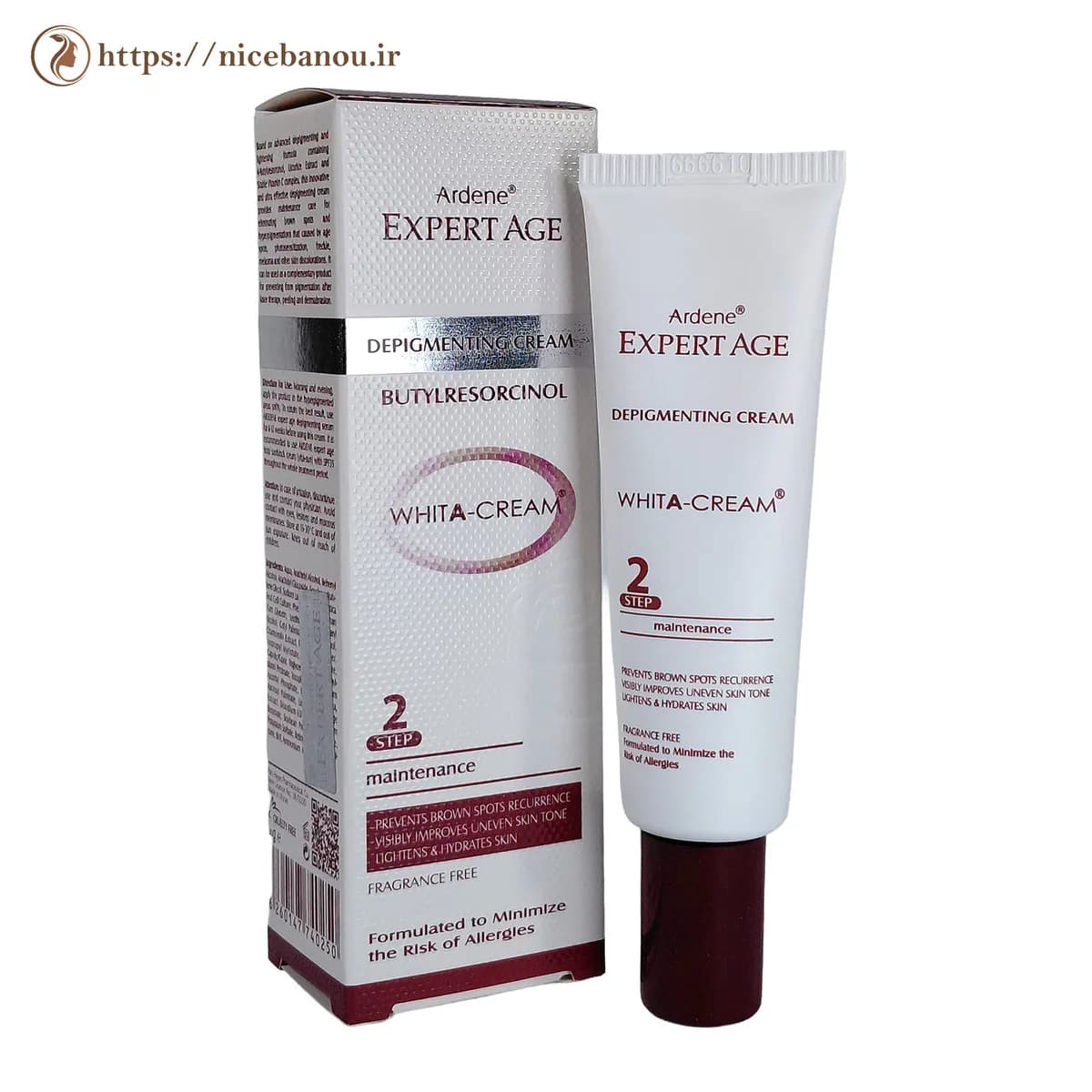 کرم روشن کننده و ضد لک آردن اکسپرتیج مدل Whita Cream حجم ۳۰ میلیلیتر — تصویر ۲
