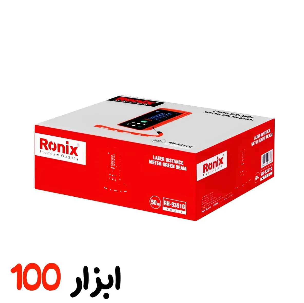 مترلیزری رونیکس(Ronix)50 متری نور سبز مدلRH-9351G — تصویر ۸