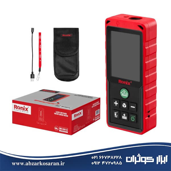 مترلیزری رونیکس(Ronix)50 متری نور سبز مدلRH-9351G — تصویر ۱۰