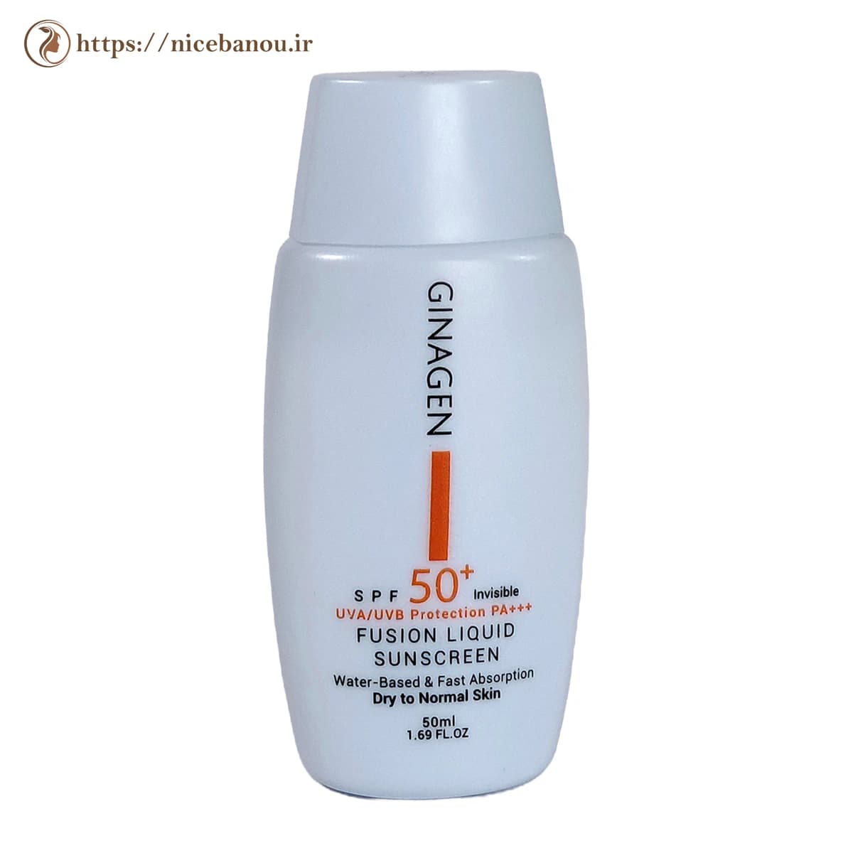 کرم ضد آفتاب بیرنگ ژیناژن فیوژن لیکوئید SPF50+ پوست خشک و نرمال ۵۰ میلیلیتر — تصویر ۳