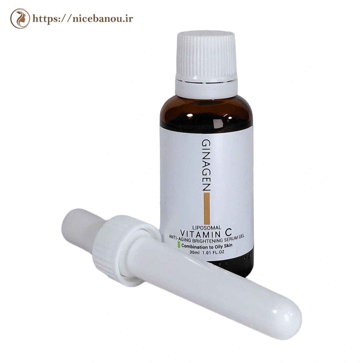 ژل سرم ویتامین C لیپوزومال ژیناژن مناسب پوست چرب و مختلط ۳۰ میلیلیتر — تصویر ۳