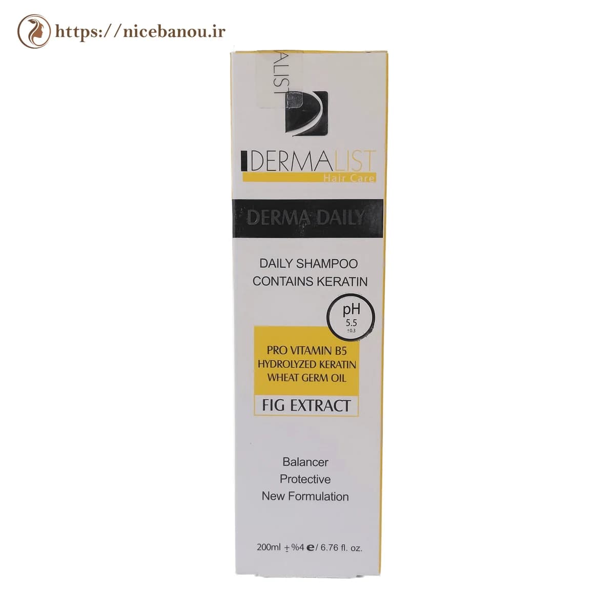 شامپو کراتینه روزانه درمالیست مدل Derma Daily حجم ۲۰۰ میلیلیتر — تصویر ۵