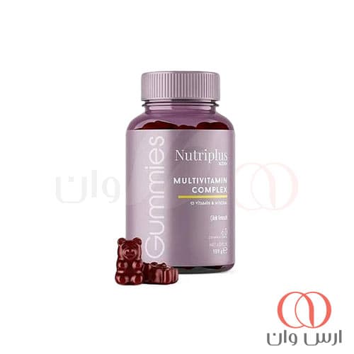 پاستیل مولتی ویتامین فارماسی مناسب کودکان مدل Nutriplus بسته 60 عددی
