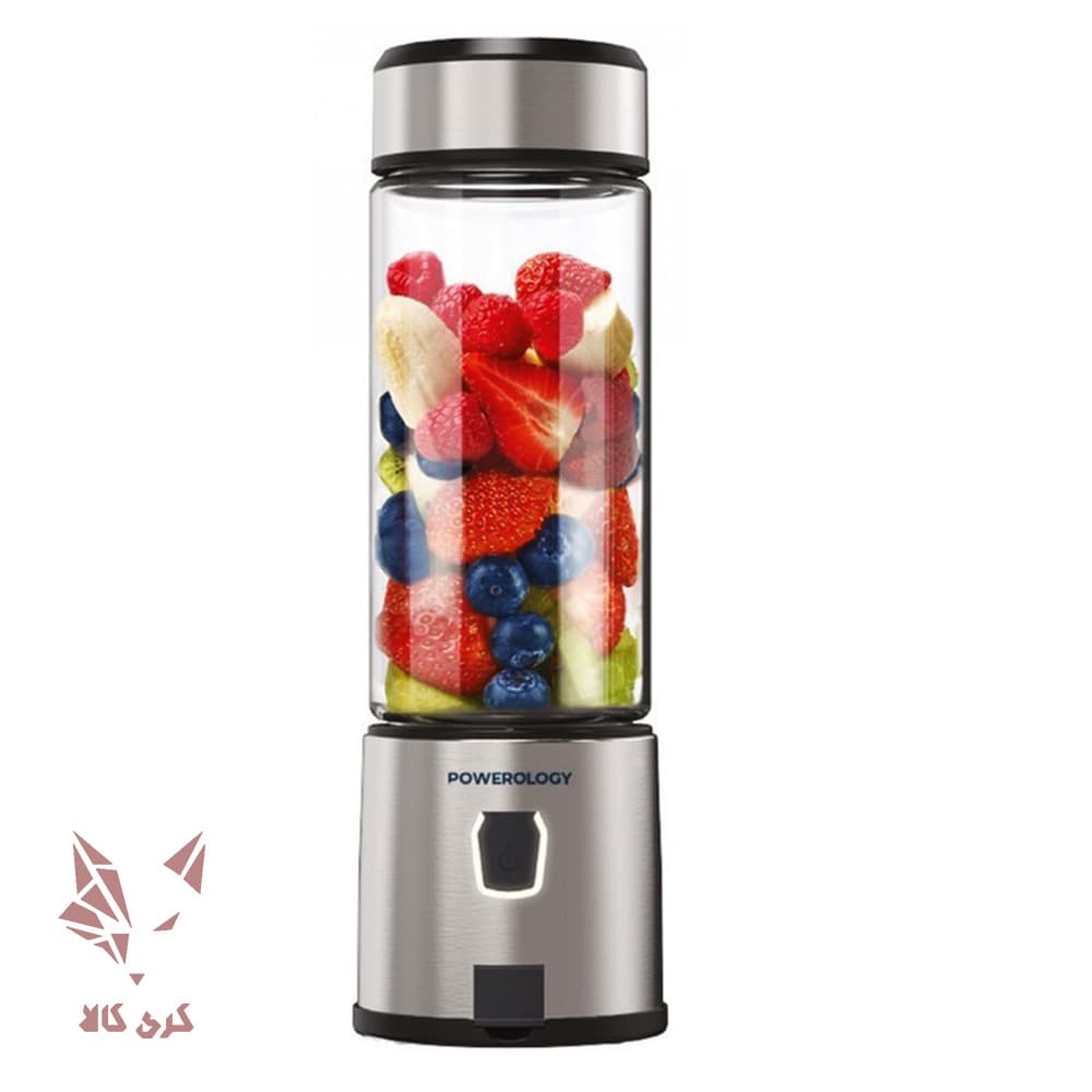 شیکر پاورولوجی مدل شارژی 126W Portable گنجایش 0.45 لیتر