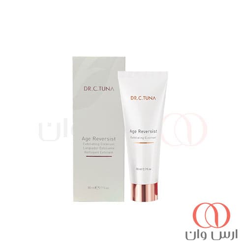 ژل شستشوی صورت جوانساز و فاقد سولفات دکتر سی تونا فارماسی مدل Age Reversist حجم 80 میل