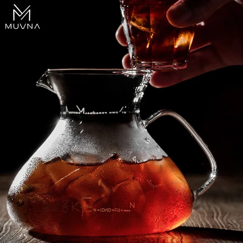 سرور قهوه دمی Muvna مدل Yingzhan 450ml هفت رنگ — تصویر ۶